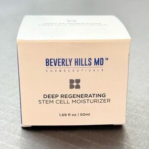 Beverly Hills MD Stem Cell Moisturizer 1.69oz White New Deep Regenerating Cream